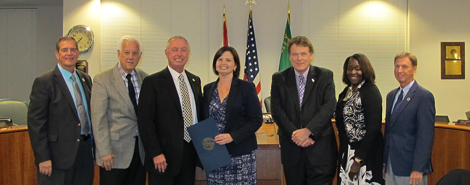 Plant City presents 60th anniversary proclamation to Hillsborough Planning Commission