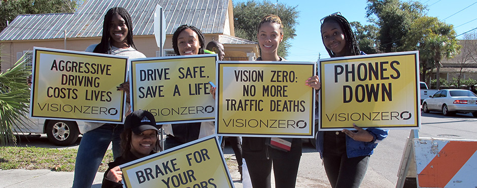 2019 Vision Zero Walk of Silence attendees