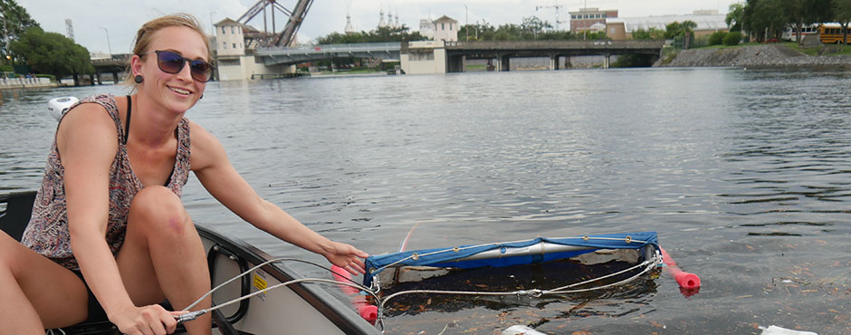 USF studies plastic pollution in the Hillsborough River