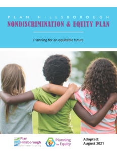This is the cover page of the Nondiscrimination and Equity Plan.