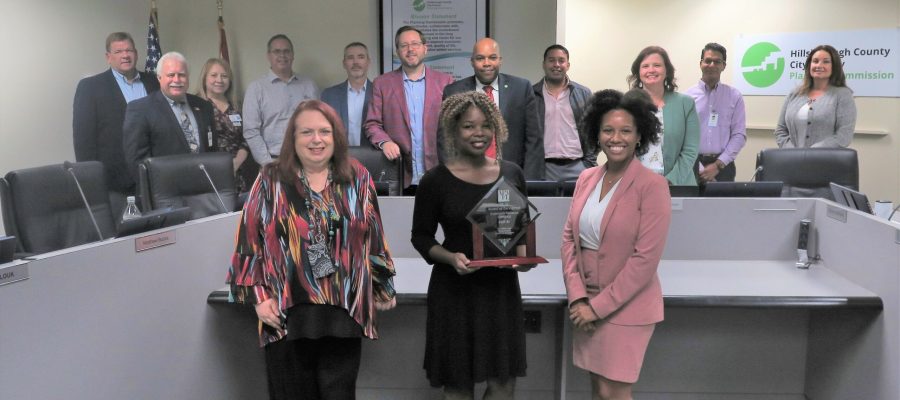 FLiP Junior Award presented to Planning Commission
